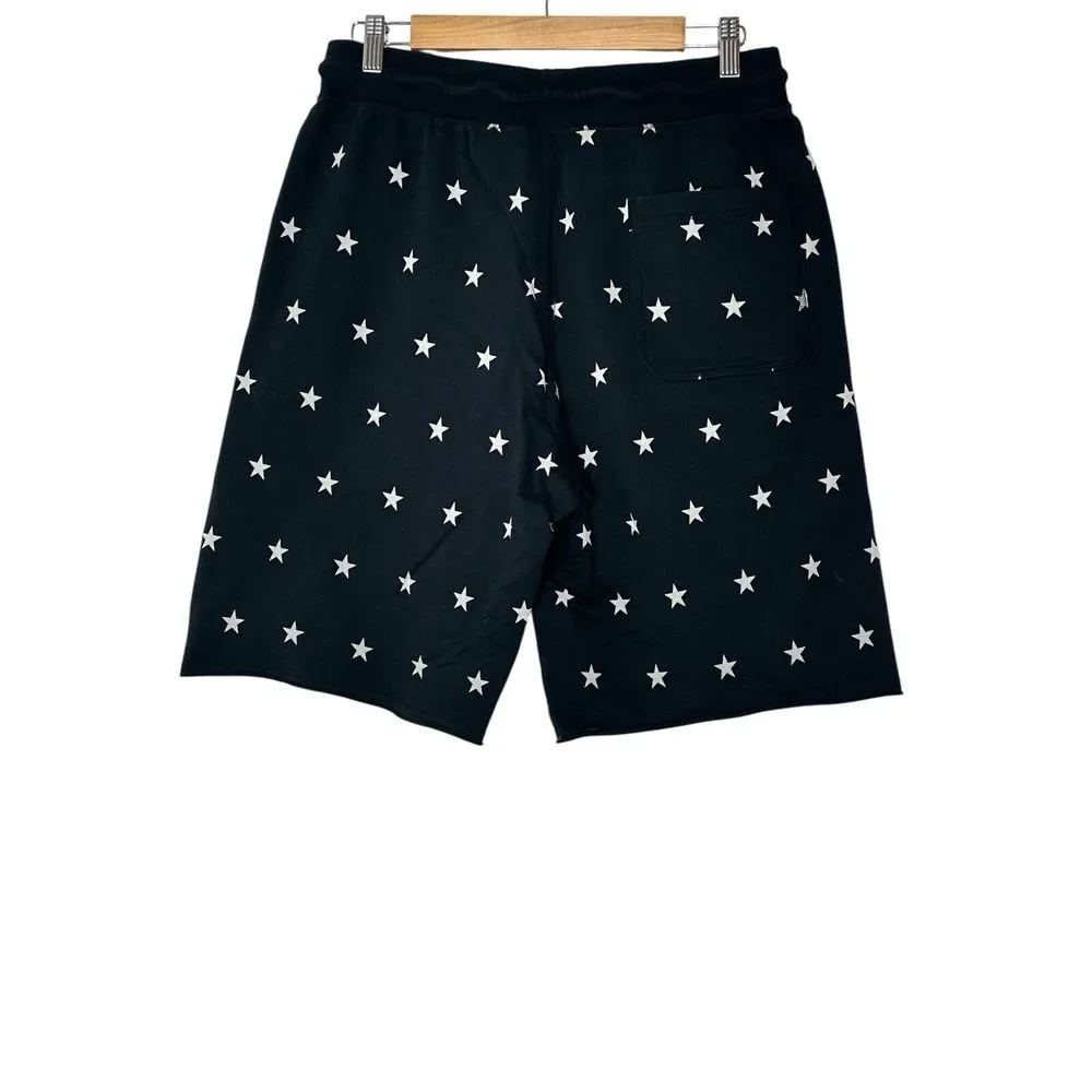 Nike Shorts Mens Médium NSW World Cup Stars Tech‎ Fleece Black 4th Of July - Picture 2 of 7